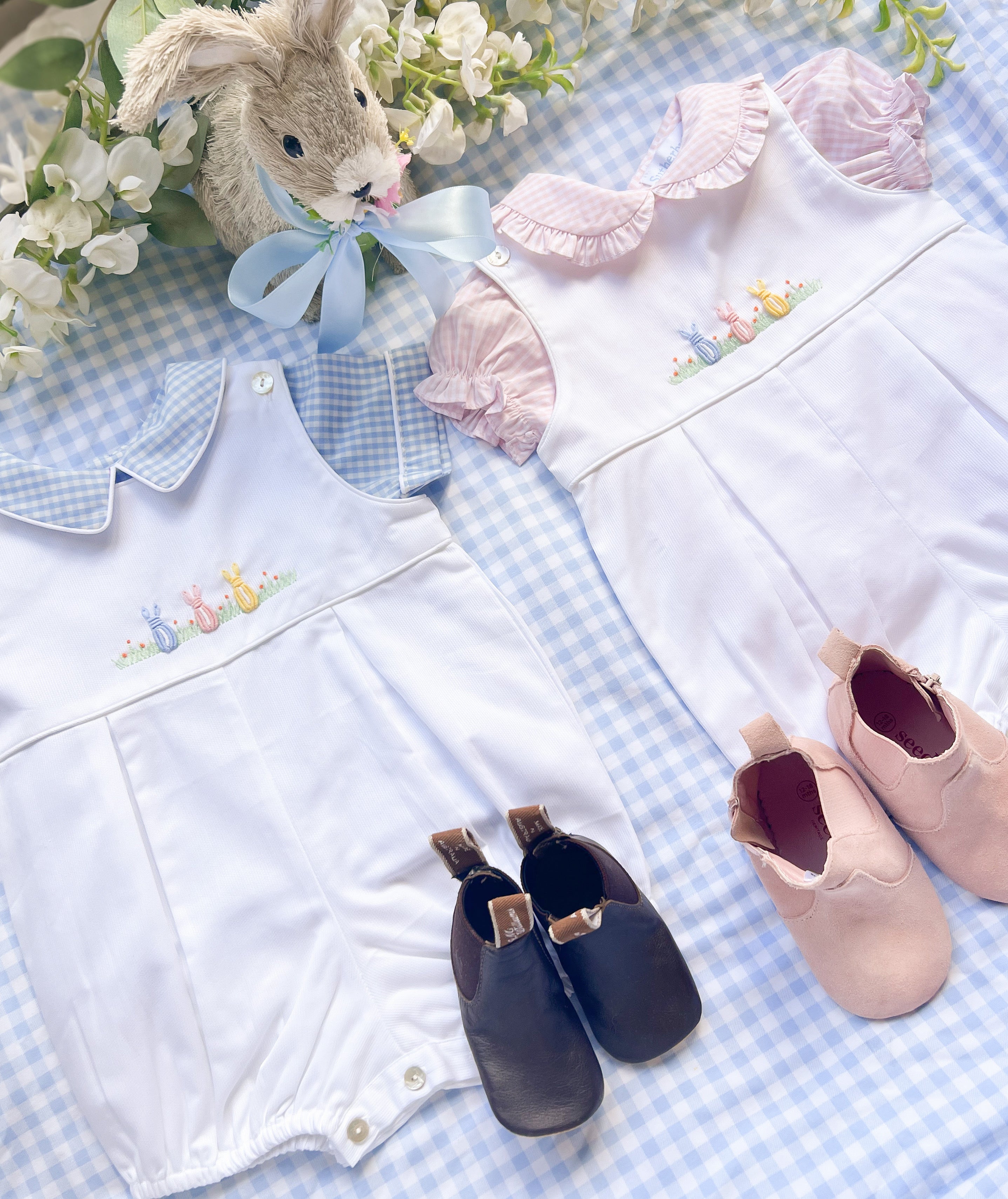 The '3 Little Bunnies' Unisex Romper