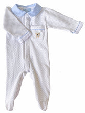 Load image into Gallery viewer, The Layette Coverall - Blue Teddy
