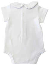Load image into Gallery viewer, The Collared Bodysuit - White Picot Trim
