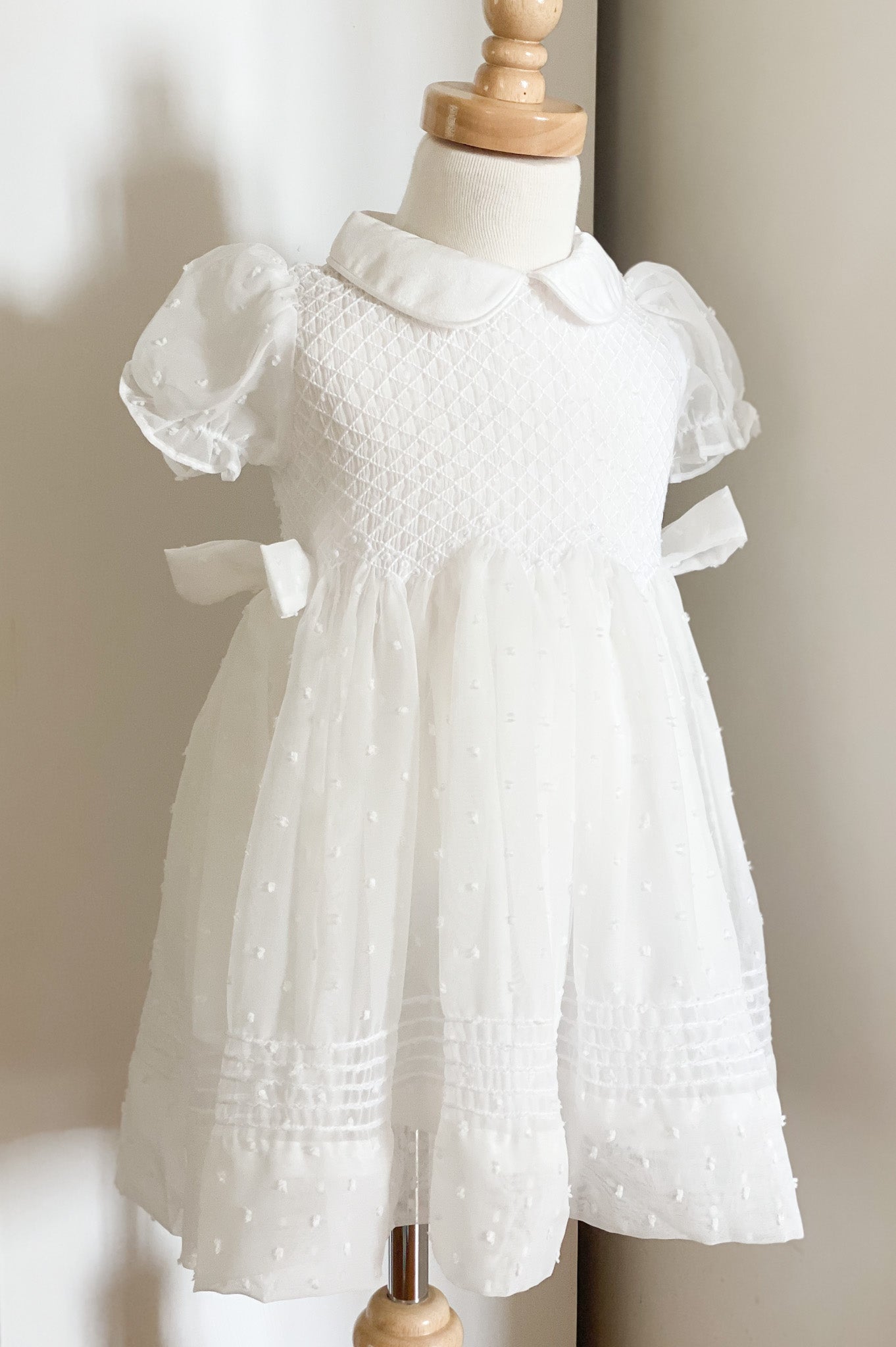 {Sutherby Girl’s} Signature Smocked Dress ~ 'Pearl'