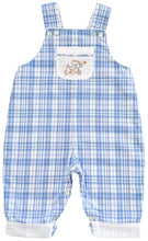 Load image into Gallery viewer, The Puppy Dungarees - Farmhouse Blue Plaid
