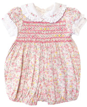 Load image into Gallery viewer, The Smocked Romper - Spring Garden
