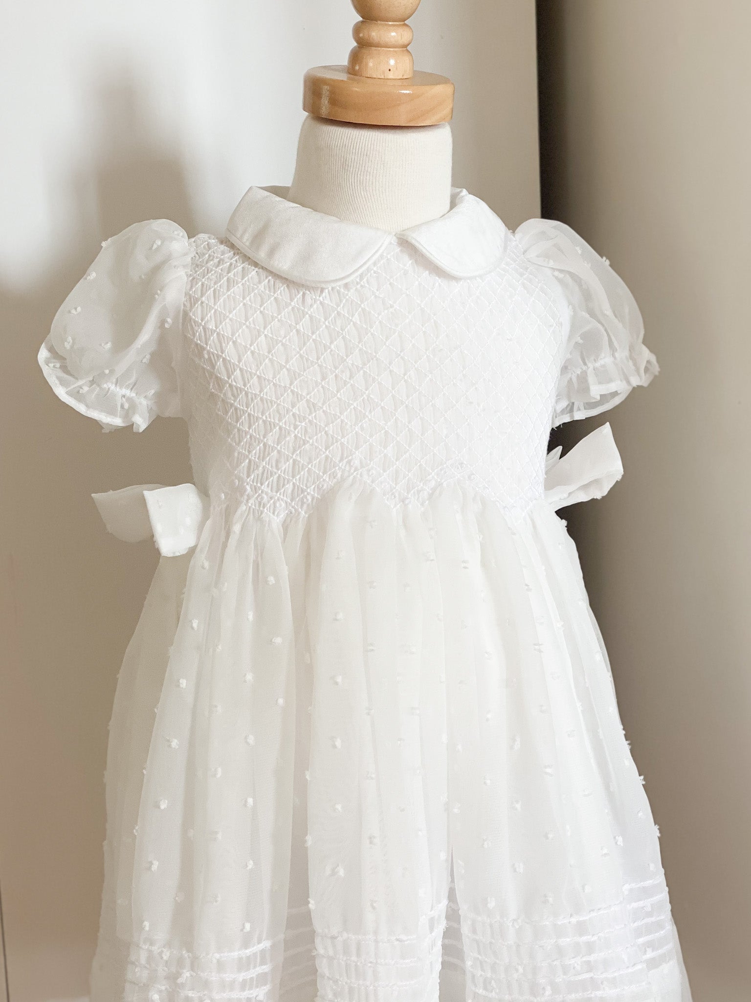 {Sutherby Girl’s} Signature Smocked Dress ~ 'Pearl'