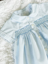 Load image into Gallery viewer, The Smocked Layette Set - Mint Gingham
