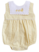 Load image into Gallery viewer, The &#39;3 Little Ducks&#39; Romper - Yellow Linen
