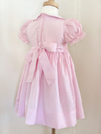 {Sutherby Girl’s} Signature Smocked Dress ~ Pink/Rosebuds & Bows