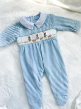 Load image into Gallery viewer, The Smocked Babygrow - Mr Rabbit
