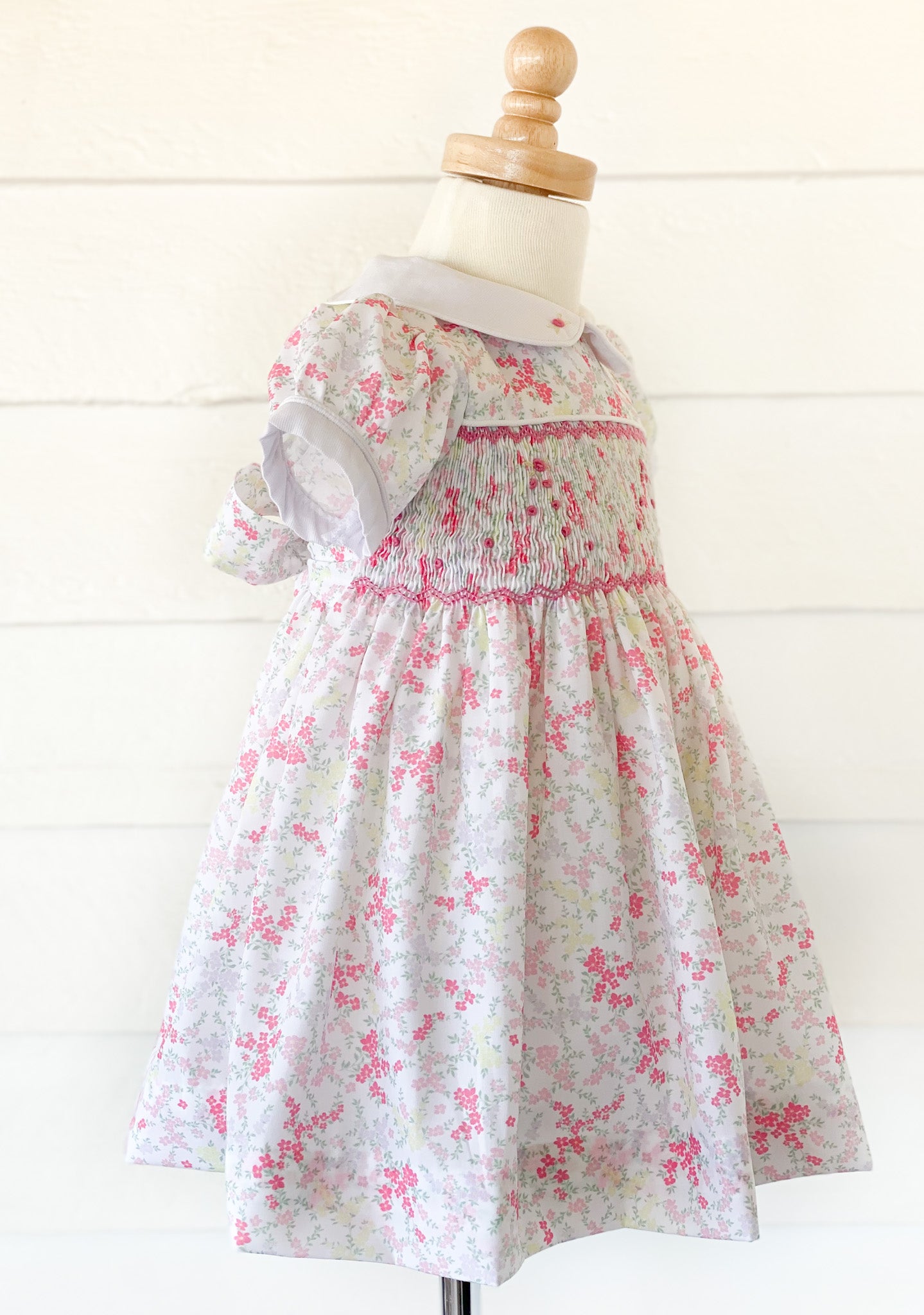 Liberty smocked dress best sale