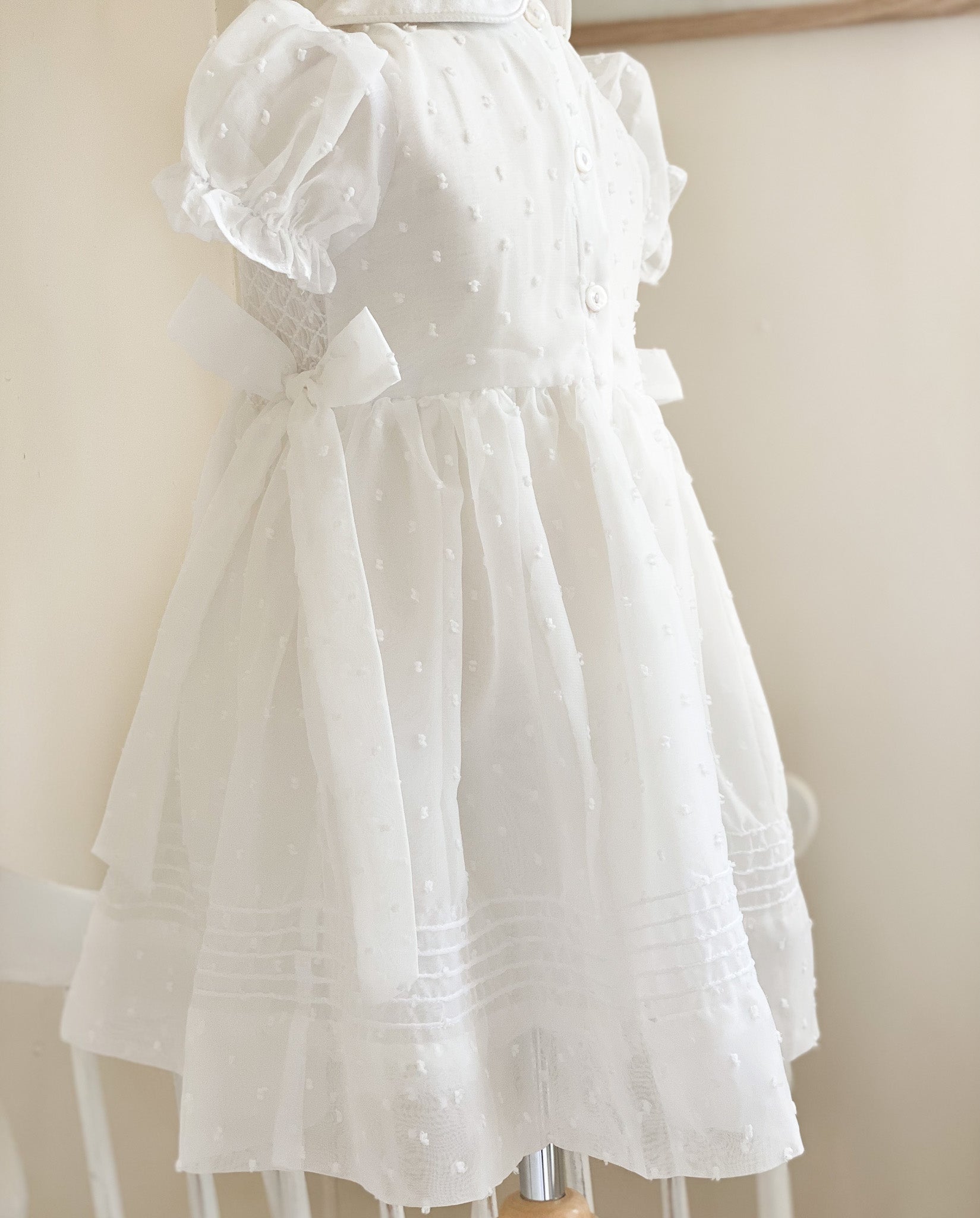 {Sutherby Girl’s} Signature Smocked Dress ~ 'Pearl'