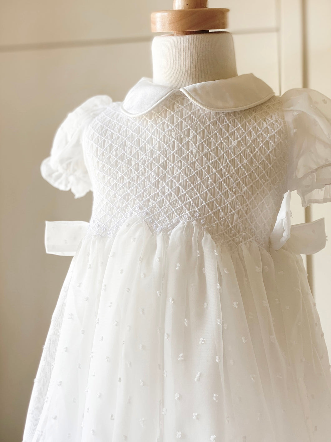 {Sutherby Girl’s} Signature Smocked Dress ~ 'Pearl'